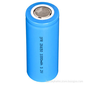 LiFePO4 Batteries with 3,300mAh Rated Capacity and 3.2V Nominal Voltage
